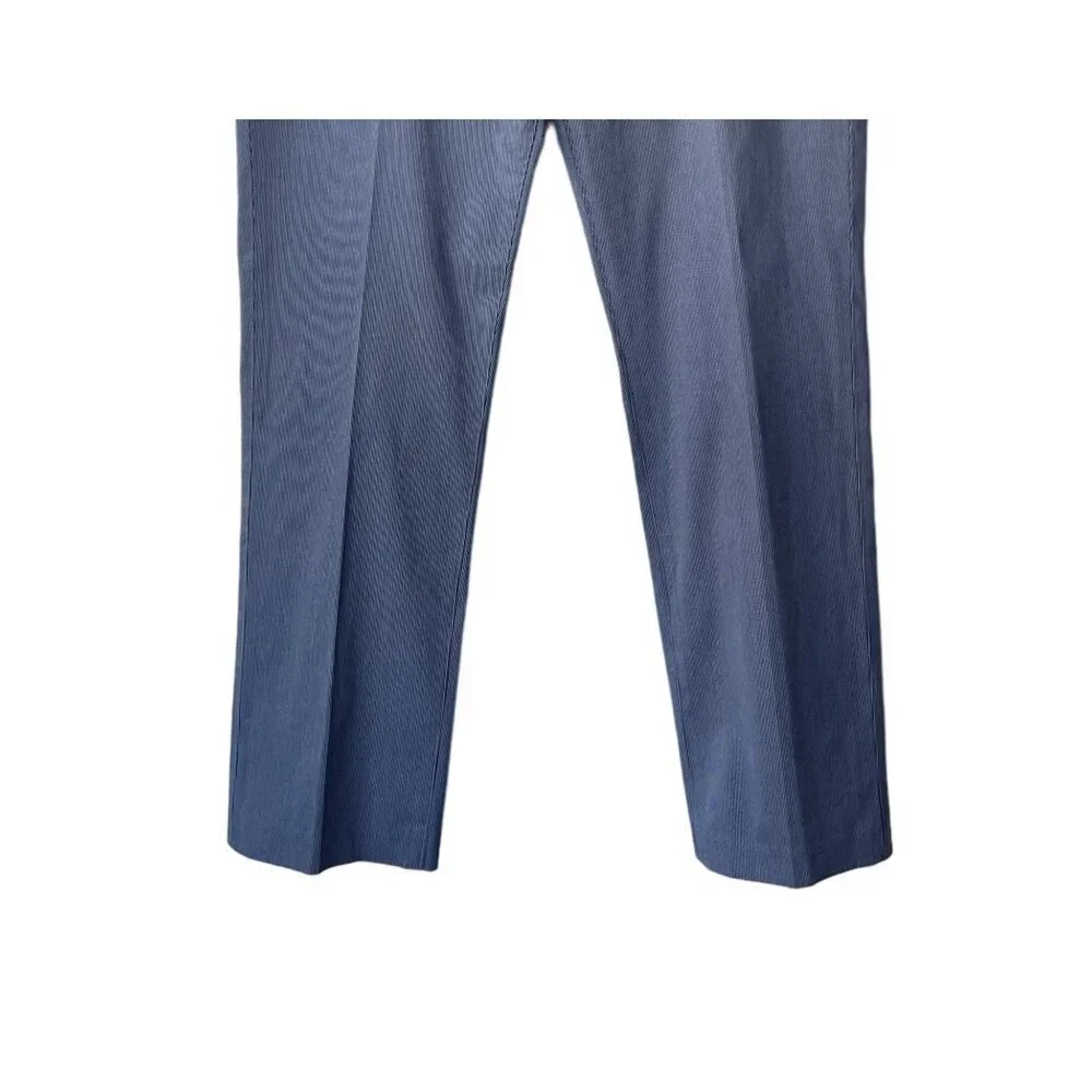 Bonobos Tuesday Chino Pants Size 36/32 Grey Pinstriped Slim Fit Stretch Business